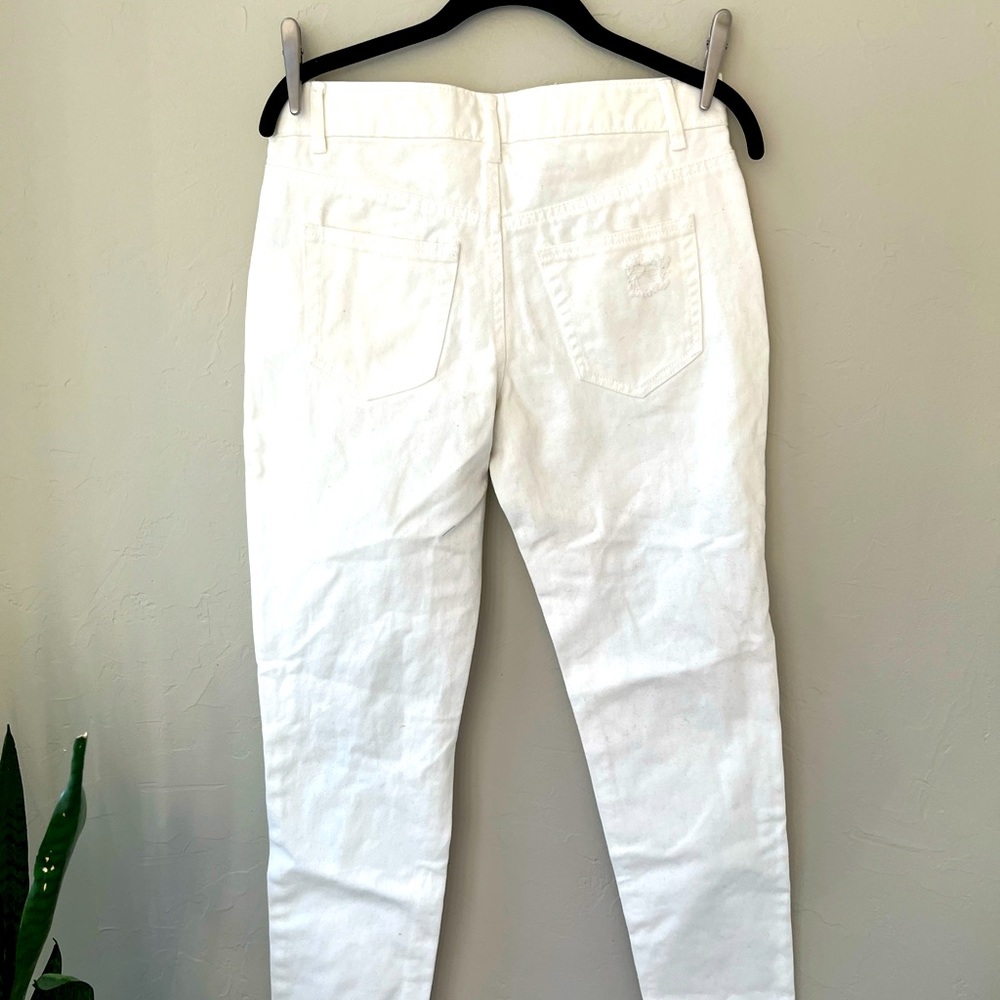 REVOLVE AFRM ODEN STRAIGHT JEANS IN BRIGHT WHITE 25 - Picture 6 of 6